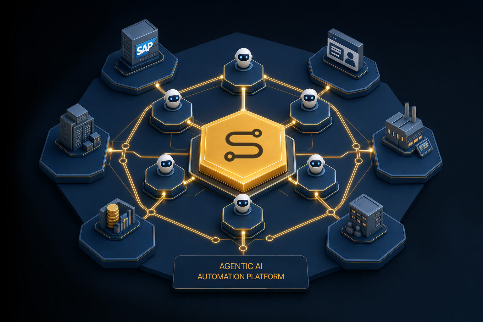 Simplifier Plattform-Architektur mit SAP-Integration und AI Layer